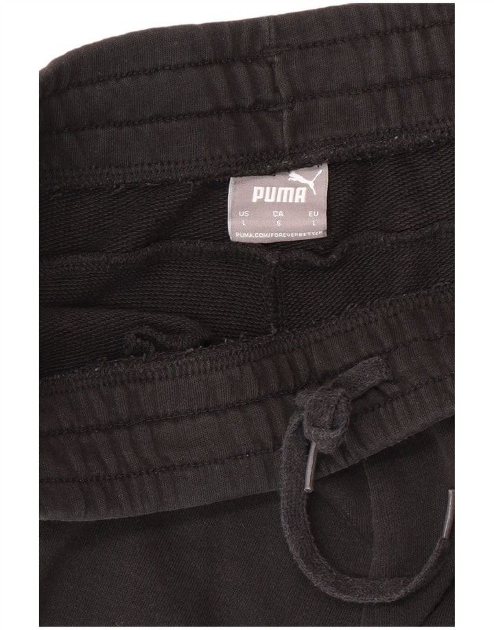 Puma Mens Tracksuit Trousers Joggers Large  Black