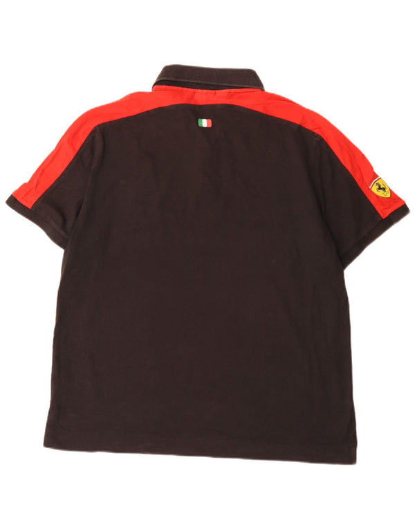 Polo Puma Uomo Ferrari XL Colorblock Nera