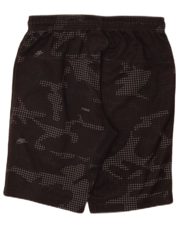 Nike Mens Sport Shorts Medium W32 L10 Black Camouflage Polyester
