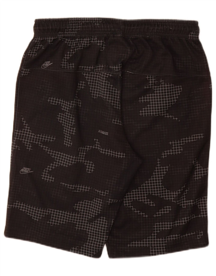 Nike Mens Sport Shorts Medium W32 L10 Black Camouflage Polyester