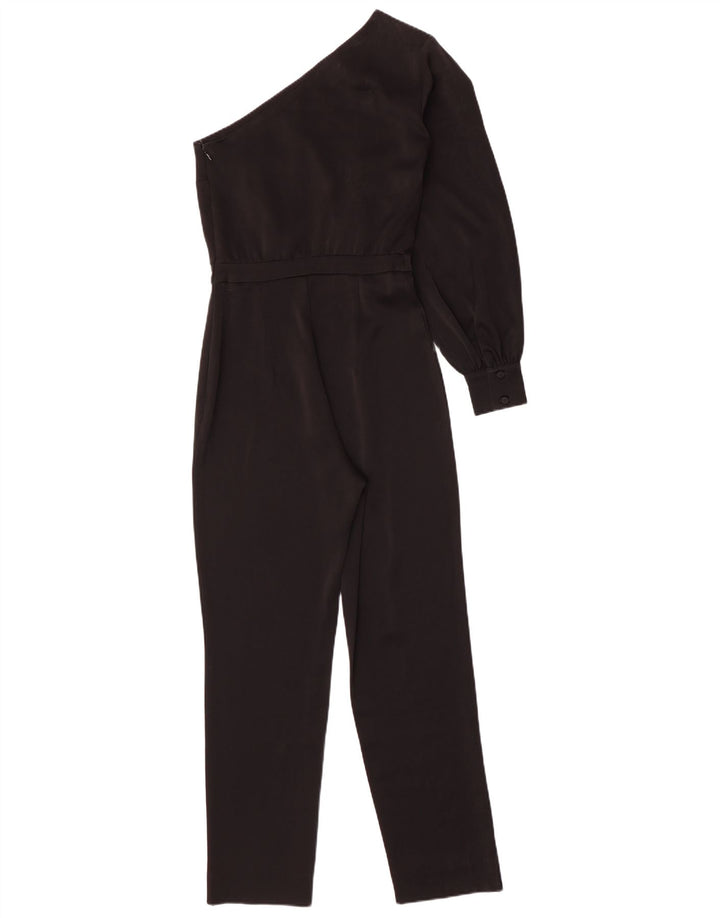 Kookai Womens One Shoulder Jumpsuit EU 34 XS Sort