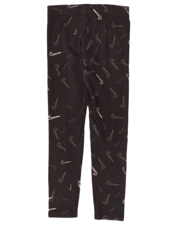 Leggings grafici Nike per ragazze 13-14 anni XL cotone nero