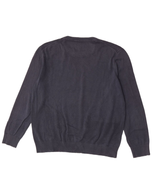 Timberland Herre sweater med rund hals XL marineblå bomuld