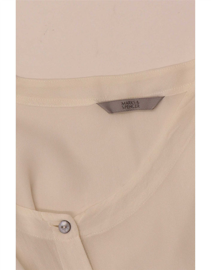 Marks & Spencer Damen Hemdbluse UK 16 Large Weiß