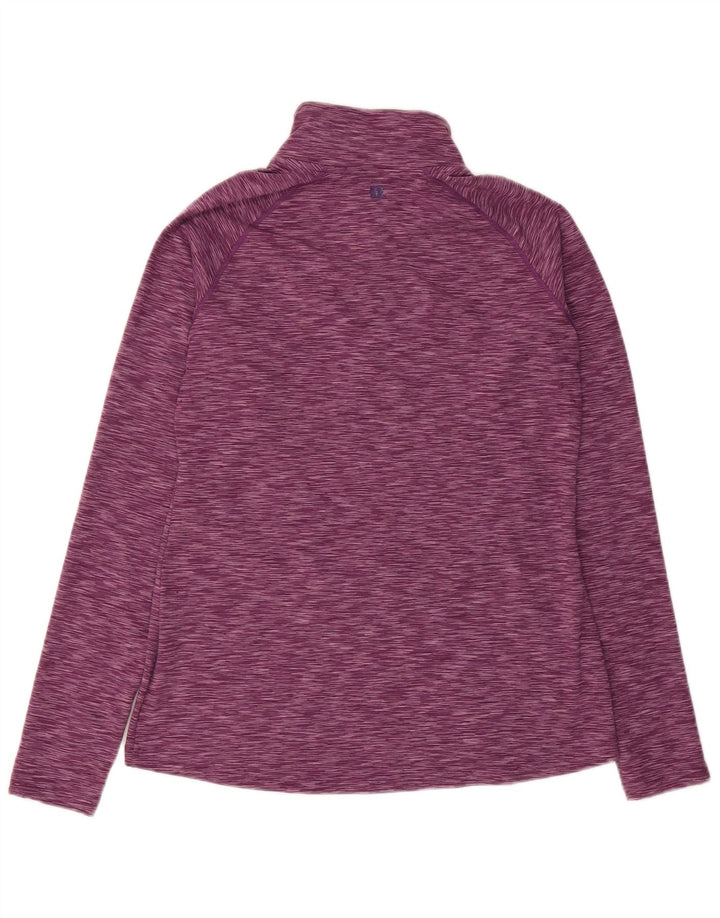 Mountain Warehouse Womens Pullover Tracksuit Top UK 12 Medium Purple