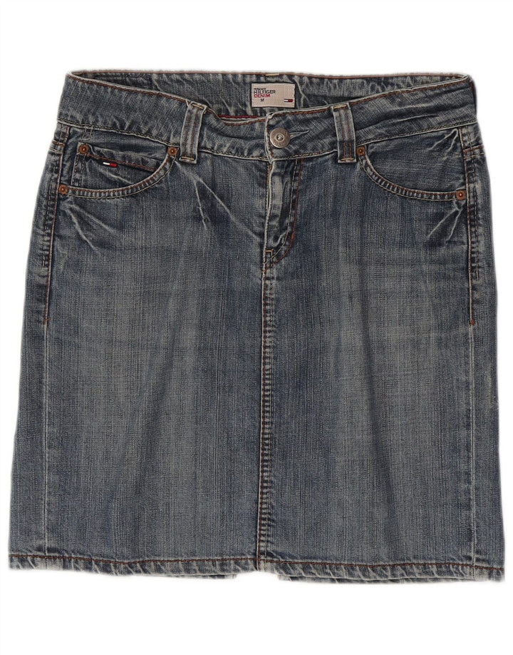 TOMMY HILFIGER Womens Denim Skirt Medium W30  Blue Cotton