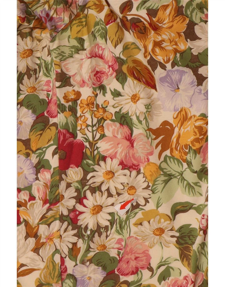 MANGO Womens Blouse Top IT 52 2XL Multicoloured Floral Cotton Vintage Mango and Second-Hand Mango from Messina Hembry 