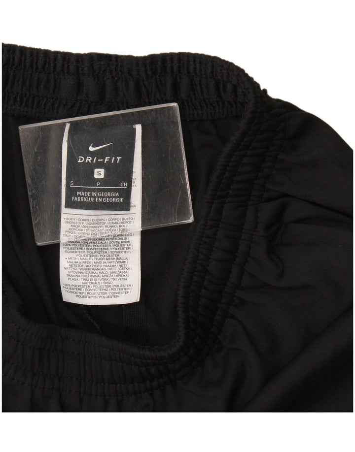 Nike Mens Dri Fit Tracksuit Trousers Small Black Polyester