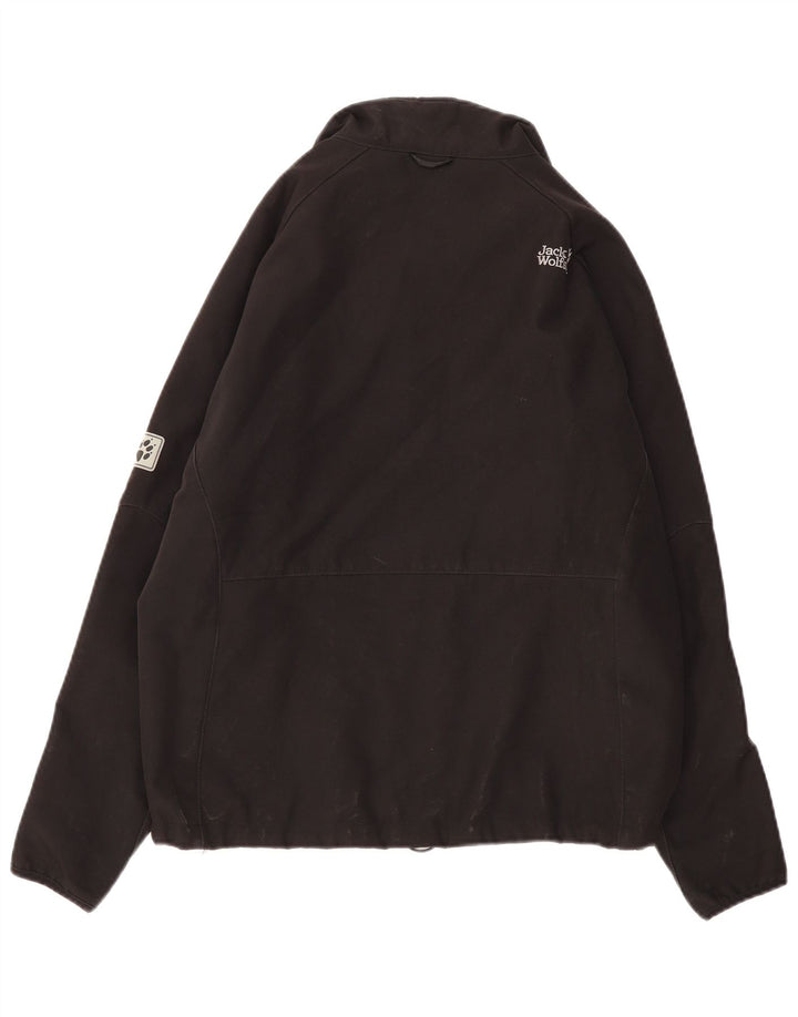 Jack Wolfskin Womens Bomber Jacket UK 36/38 Medium Black Polyester