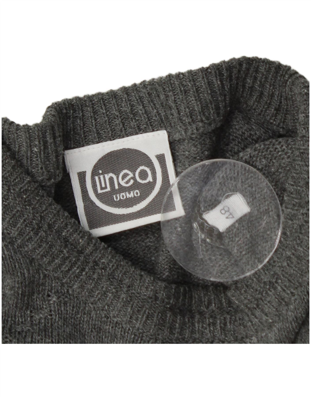 Ανδρικό πουλόβερ LINEA Crew Neck Jumper IT 48 Μεσαίο πολύχρωμο ριγέ