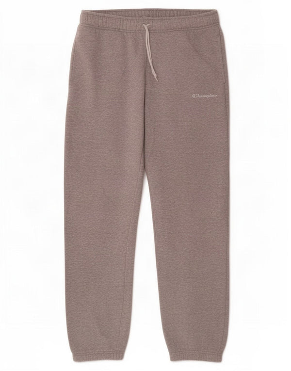 Champion Mens Tracksuit Trousers Joggers Medium Grey Cotton