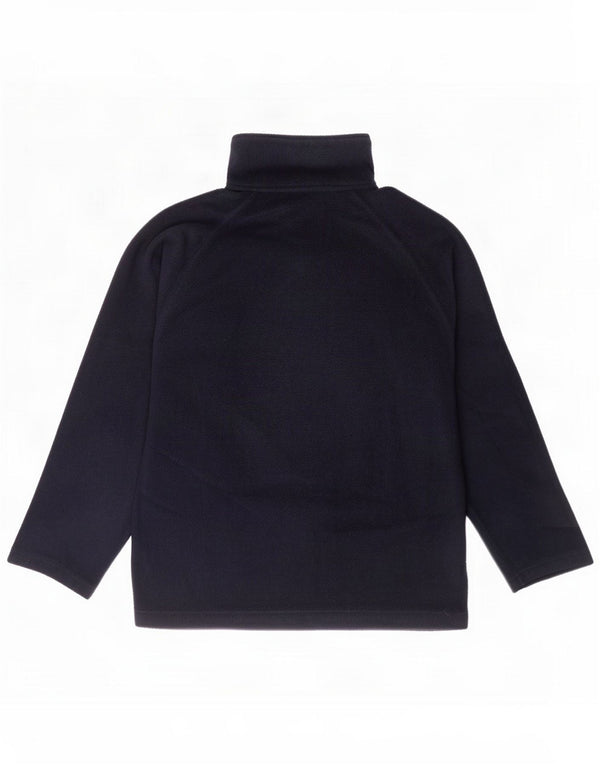Kappa Mens Zip Neck Fleece Jumper Small Navy Blue