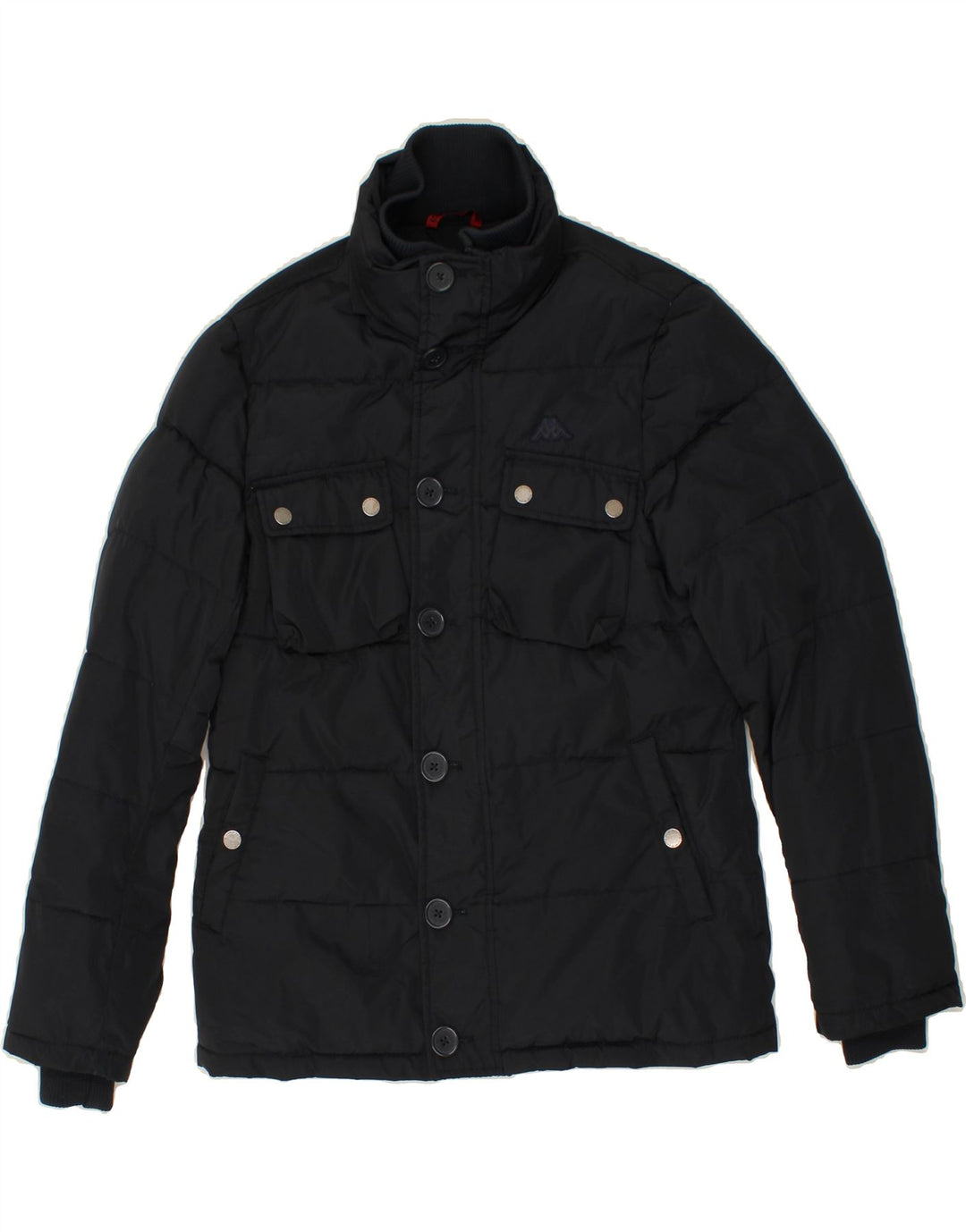KAPPA Mens Padded Jacket UK 36 Small Navy Blue Polyester Vintage Kappa and Second-Hand Kappa from Messina Hembry 