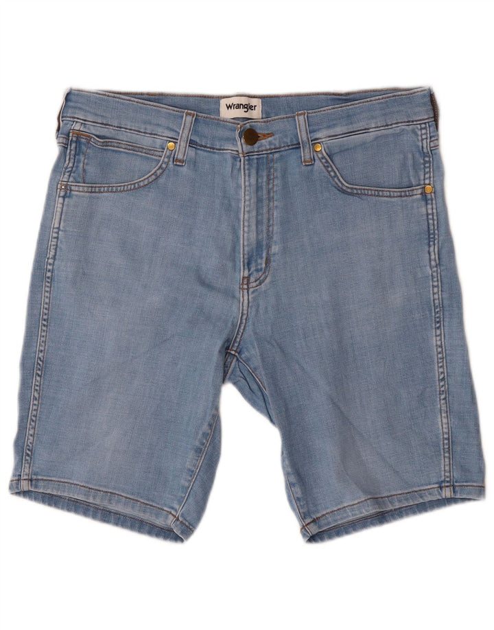 Wrangler Mens Denim Shorts W32 Medium Blue Cotton