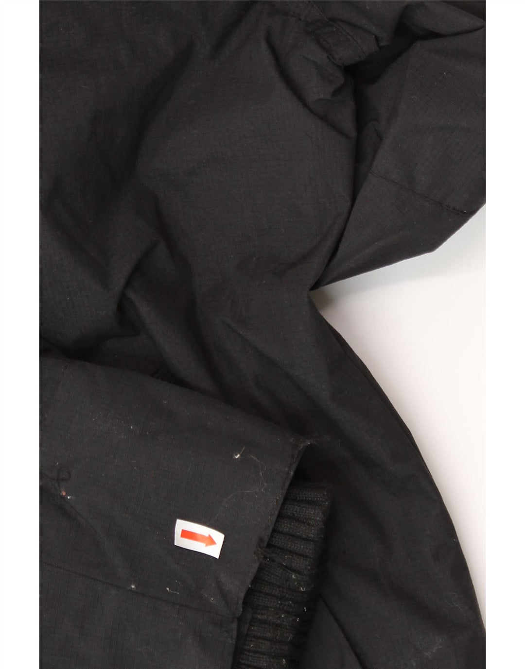 SUPERDRY Womens Hooded Windbreaker Jacket UK 16 Large Black Polyester