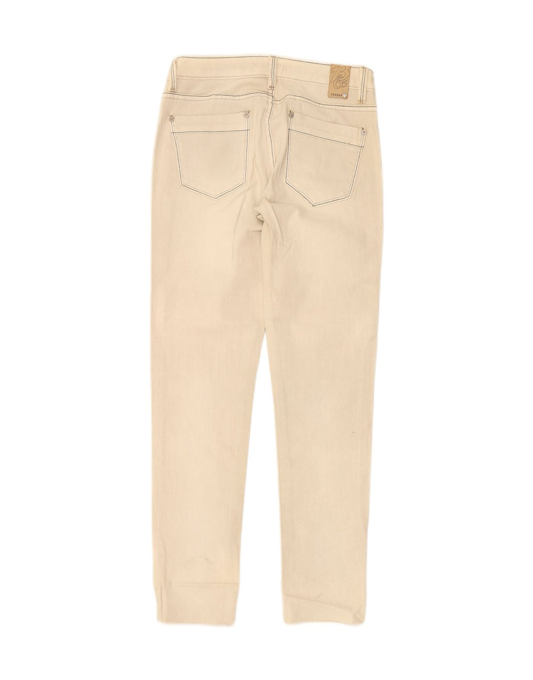 CARRERA Womens Slim Jeans IT 42 Medium W28 L27 Beige Cotton Vintage Carrera and Second-Hand Carrera from Messina Hembry 