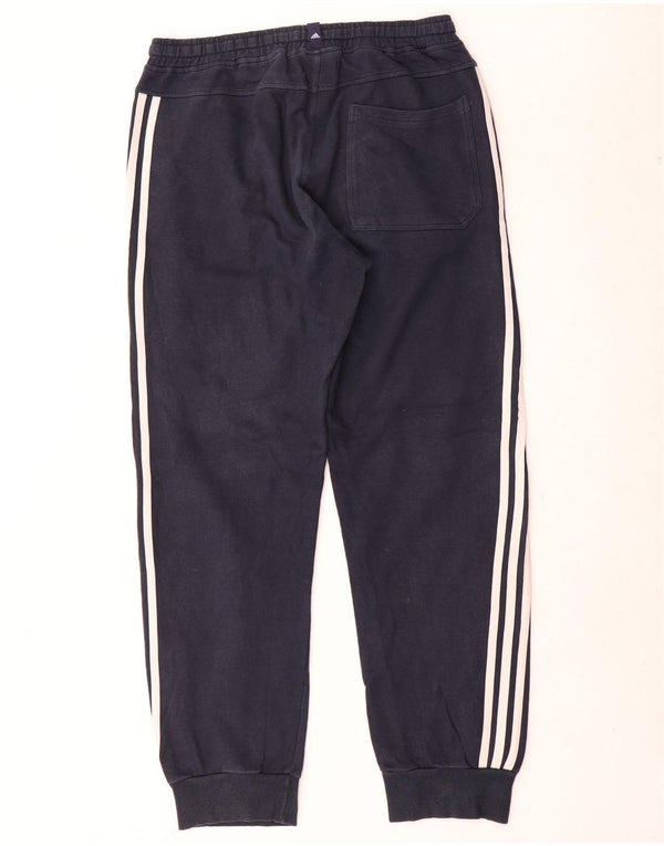 Adidas Træningsdragt til mænd Joggers UK 40/42 Medium Navyblå Bomuld