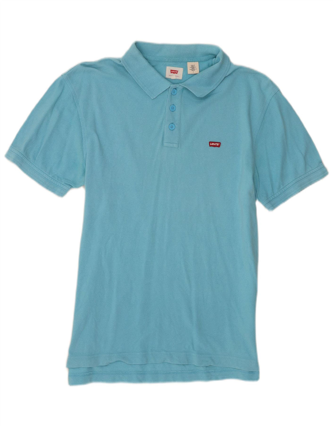Levi's Mens Polo Shirt Medium Blue