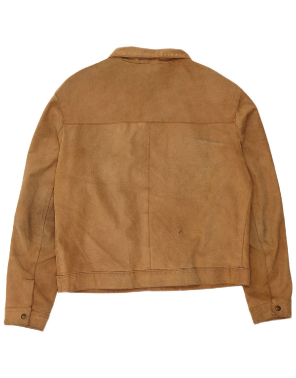Jaqueta masculina de camurça Conbipel IT 56 2XL couro bege