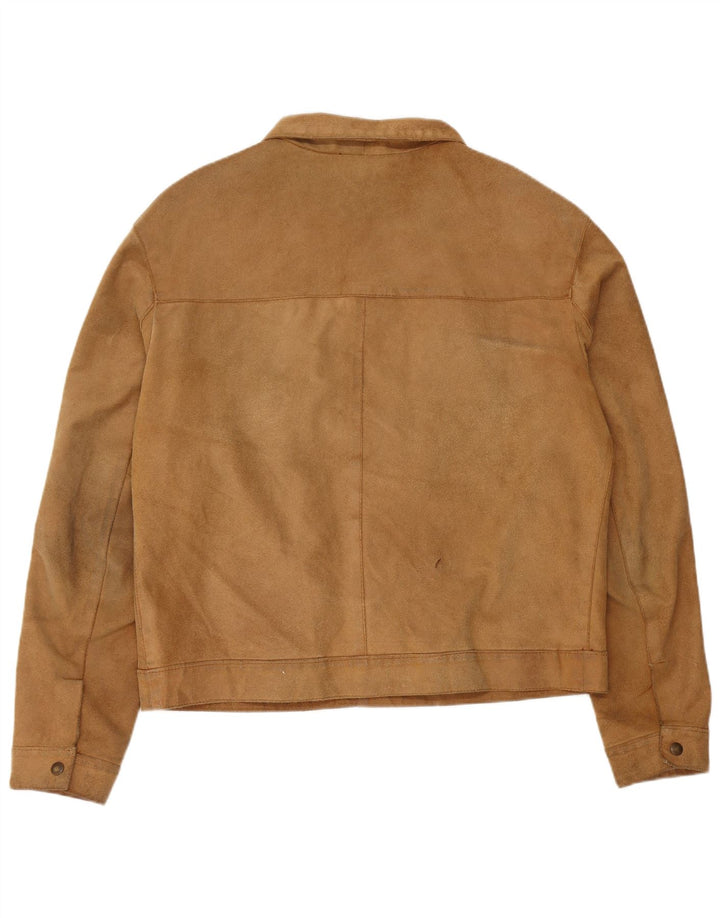 Jaqueta masculina de camurça Conbipel IT 56 2XL couro bege