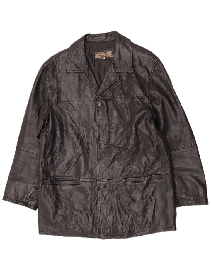 Vintage herre læderjakke UK 38 Medium Black Classic