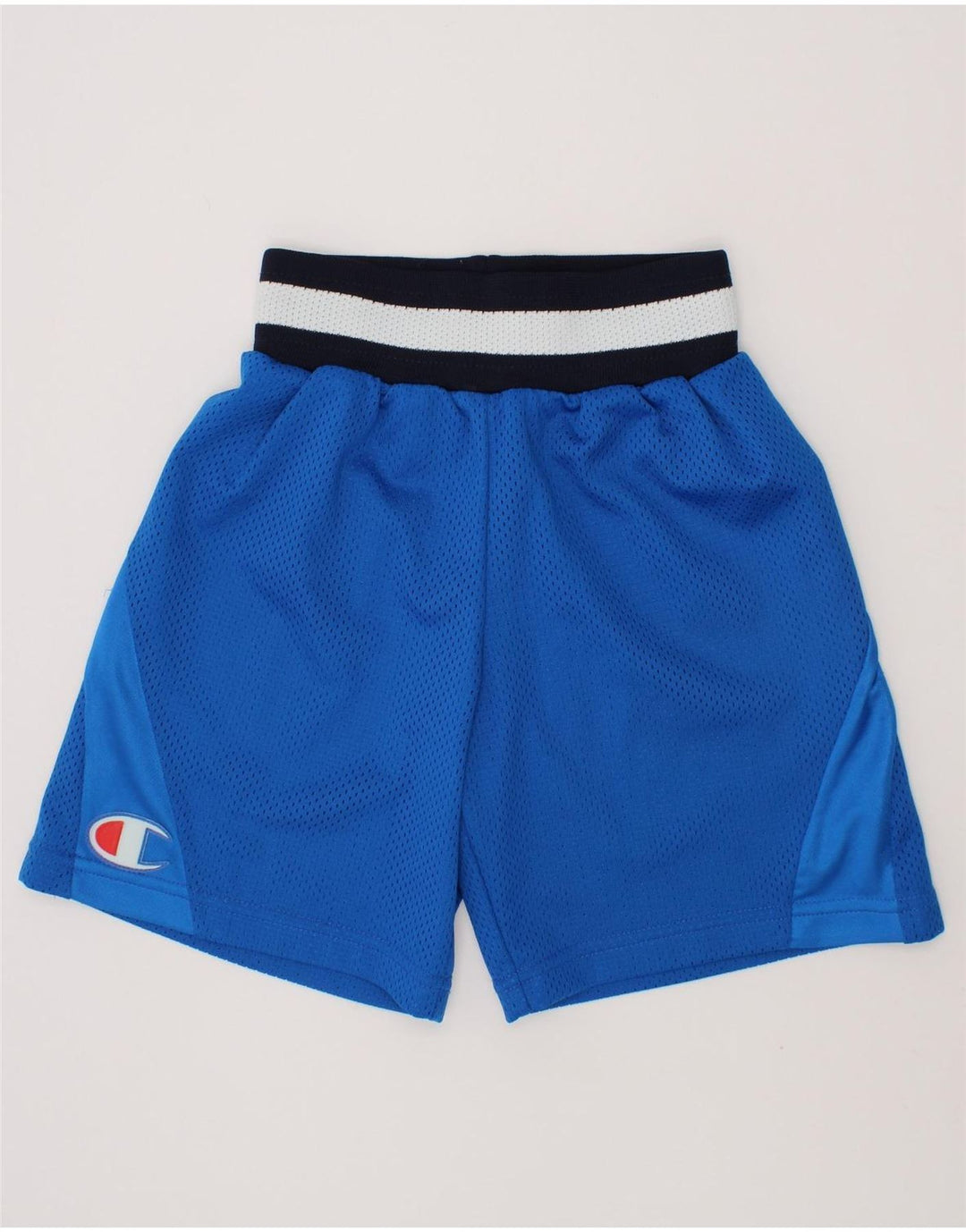 CHAMPION Boys Sport Shorts 5-6 Years XS Blue Polyester Vintage Champion and Second-Hand Champion from Messina Hembry 