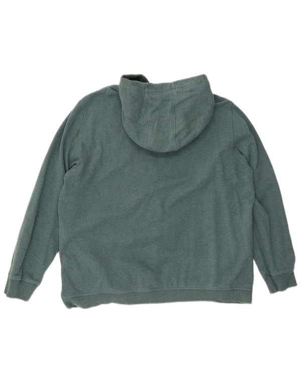 Fat Face Pull à capuche surdimensionné pour femme UK 16 Grand coton vert