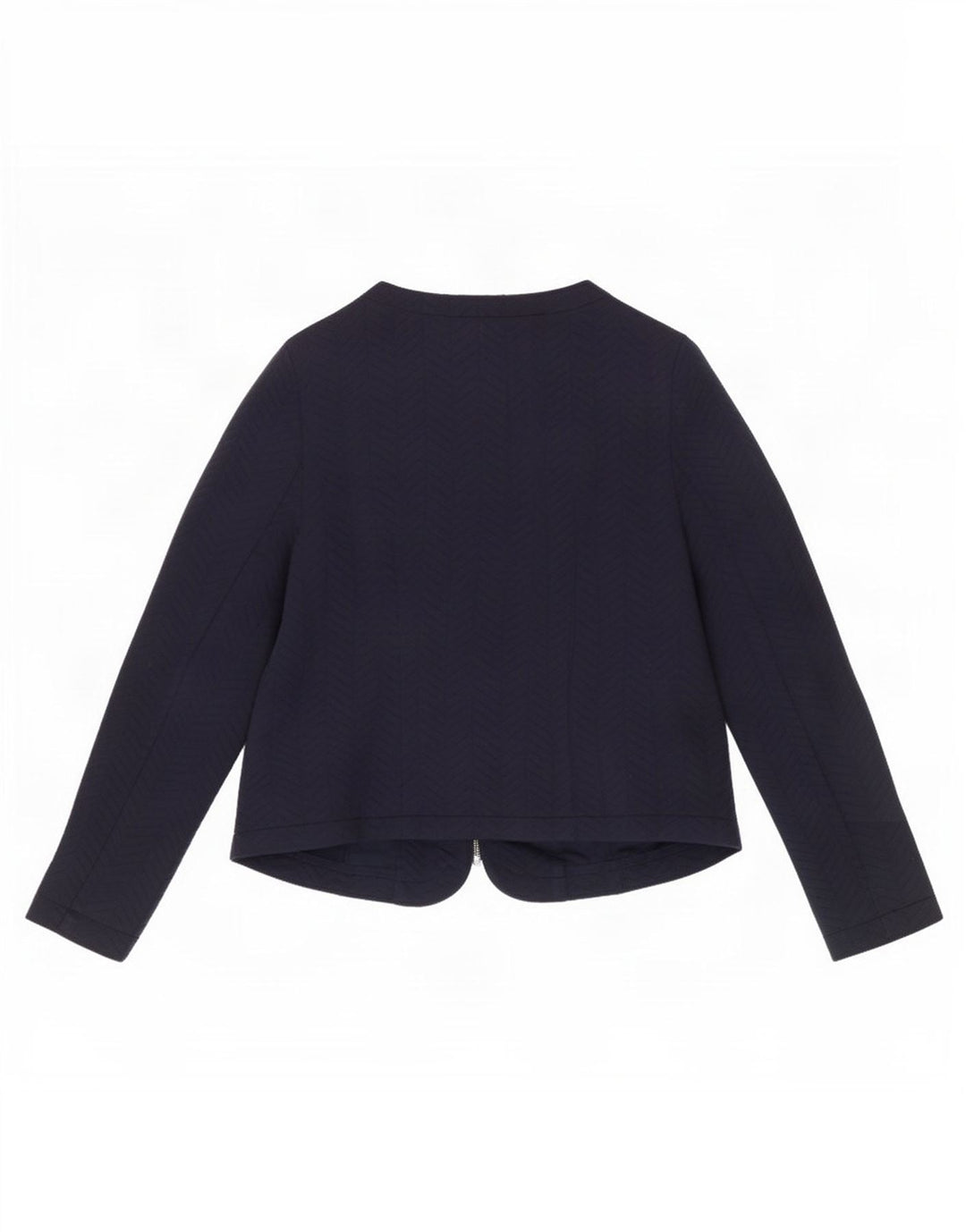 Jaqueta Blazer Feminina Marks & Spencer UK 14 Poliéster Azul Marinho Médio