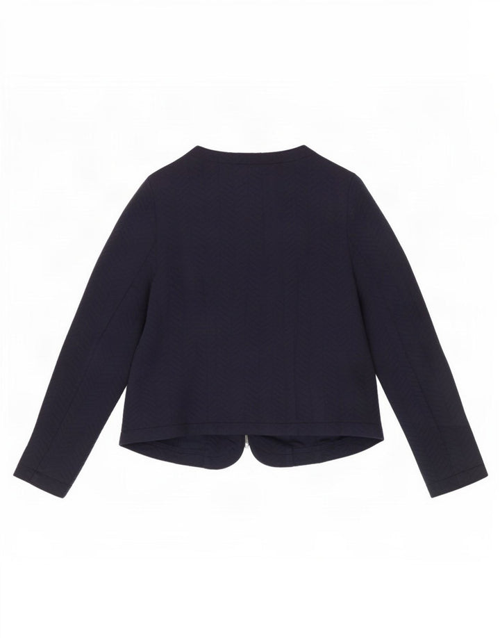 Jaqueta Blazer Feminina Marks & Spencer UK 14 Poliéster Azul Marinho Médio