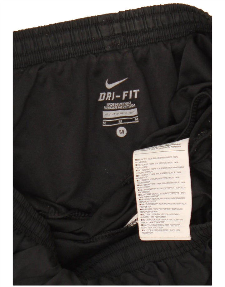 Nike Womens Dri Fit Sport Shorts UK 14 Medium  Black Polyester