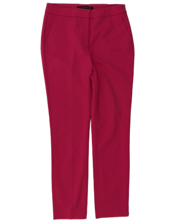 Женские узкие брюки-чиносы Zara EU 38, маленькие W28 L28, розовые