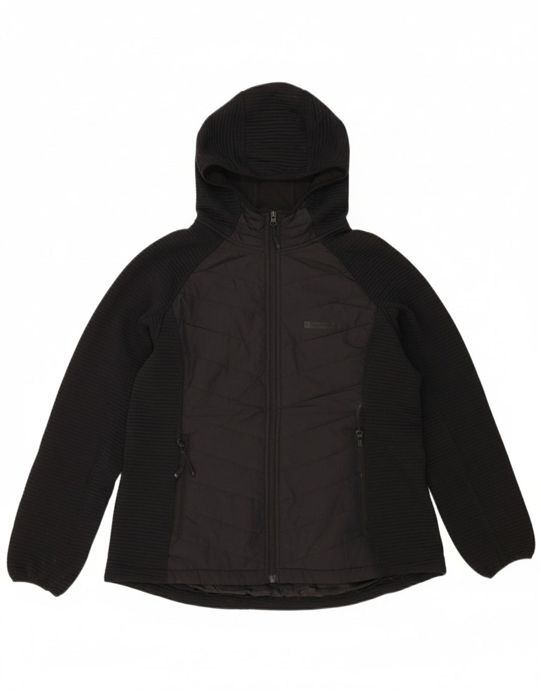 MOUNTAIN WAREHOUSE Womens Hooded Padded Jacket UK 16 Large  Black