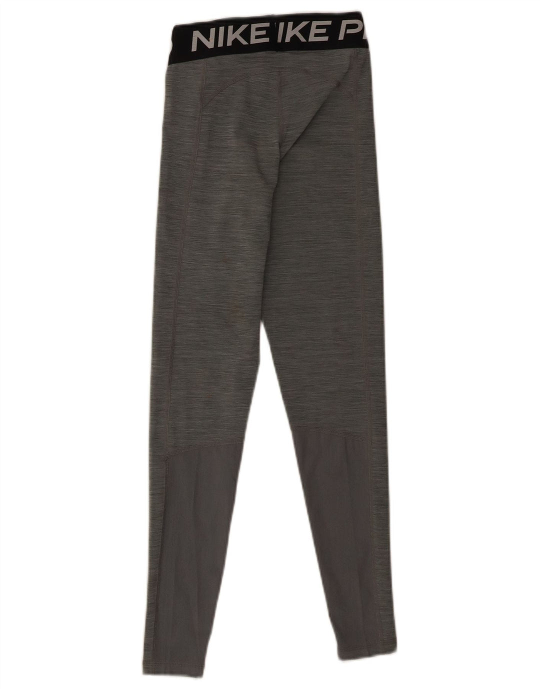 NIKE Womens Dri Fit Graphic Leggings UK 6 XS  Grey Polyester