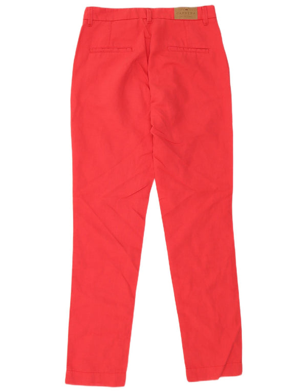 Carrera Damen Slim Chino-Hose IT 42 Medium W28 L31 Rote Baumwolle