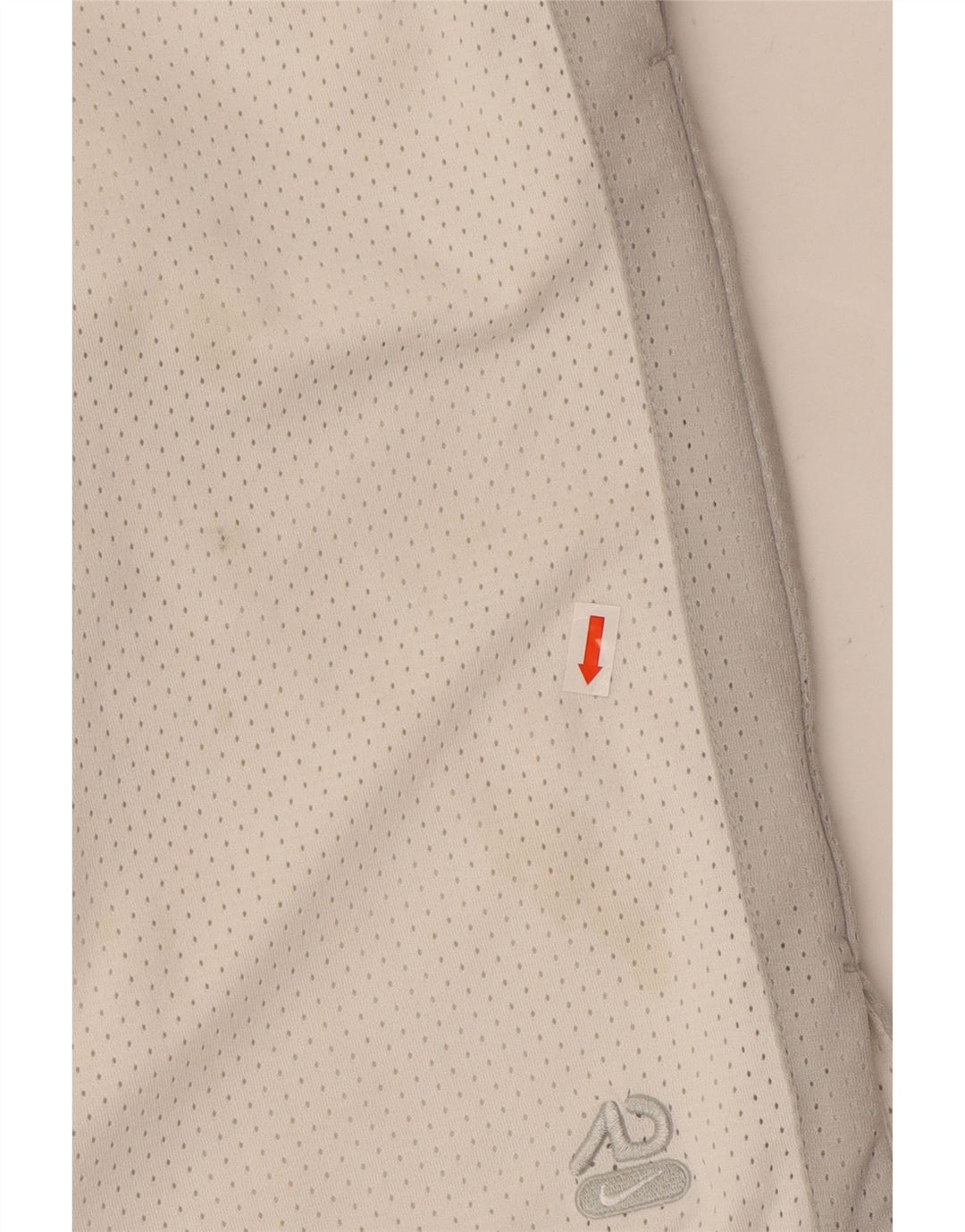 NIKE Mens Sport Shorts Small  White Colourblock Polyester Vintage Nike and Second-Hand Nike from Messina Hembry 