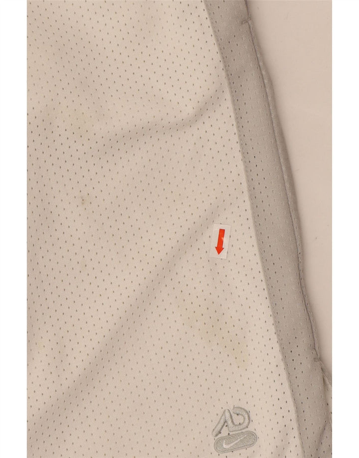 NIKE Mens Sport Shorts Small  White Colourblock Polyester Vintage Nike and Second-Hand Nike from Messina Hembry 