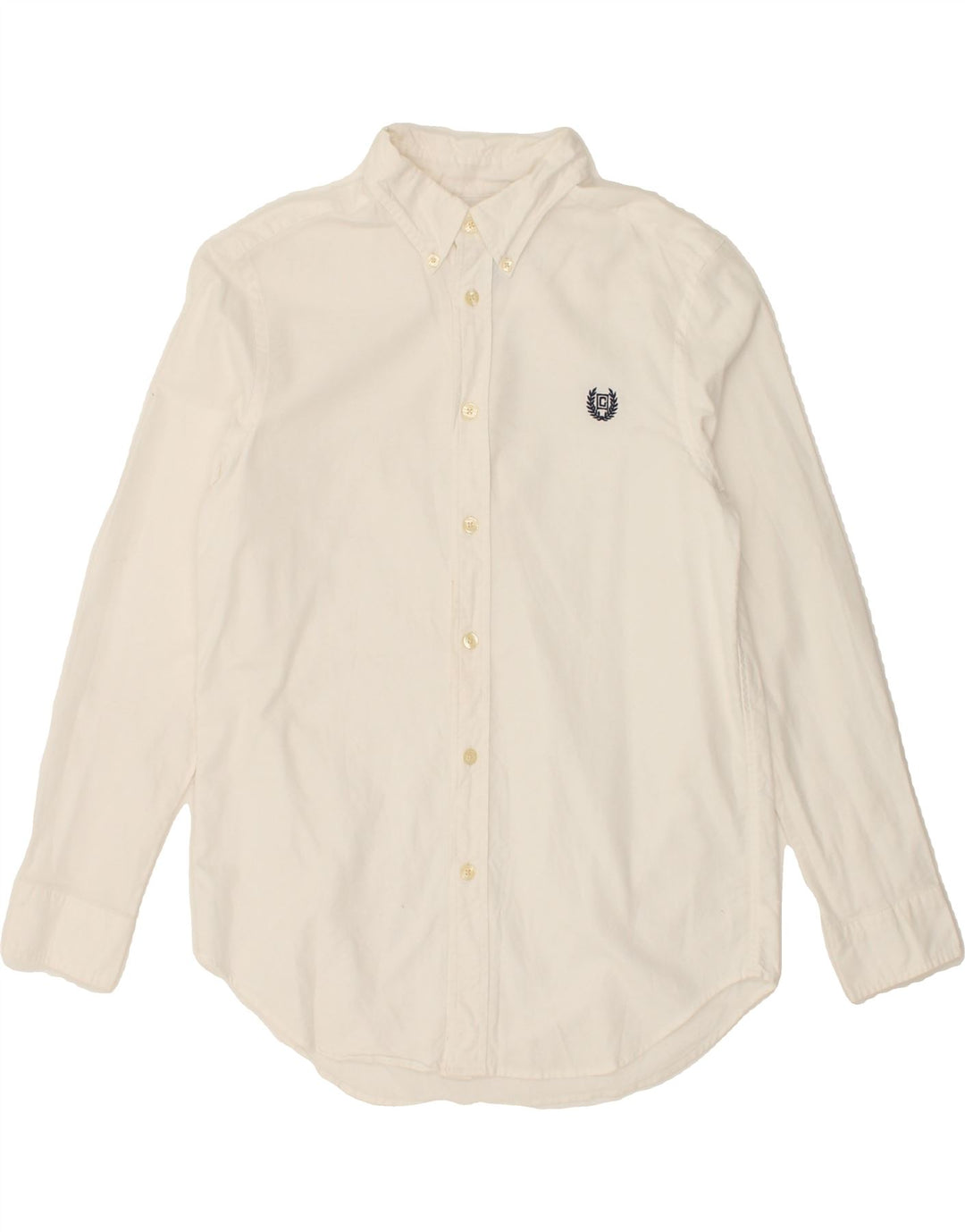 CHAPS Boys Shirt 14-15 Years Large White Cotton Vintage Chaps and Second-Hand Chaps from Messina Hembry 