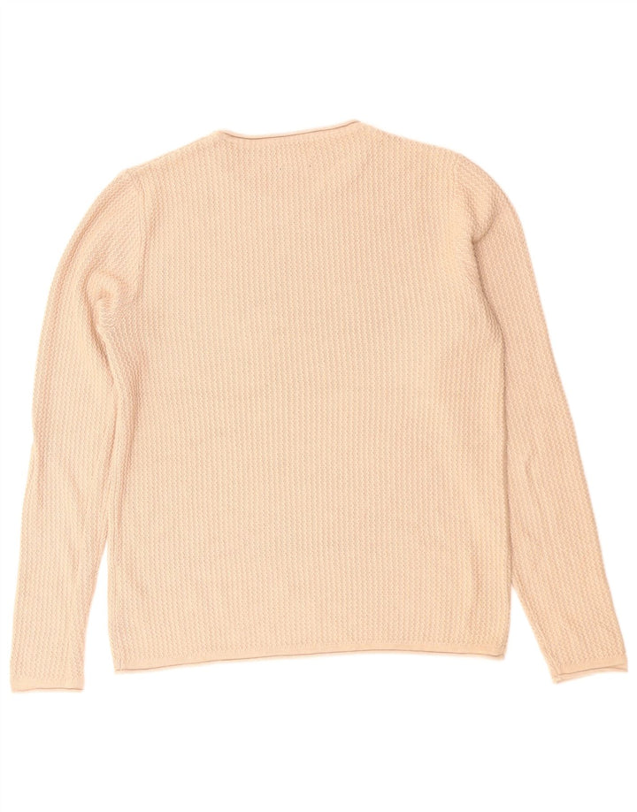 Jack & Jones herre sweater med rund hals, medium beige bomuld