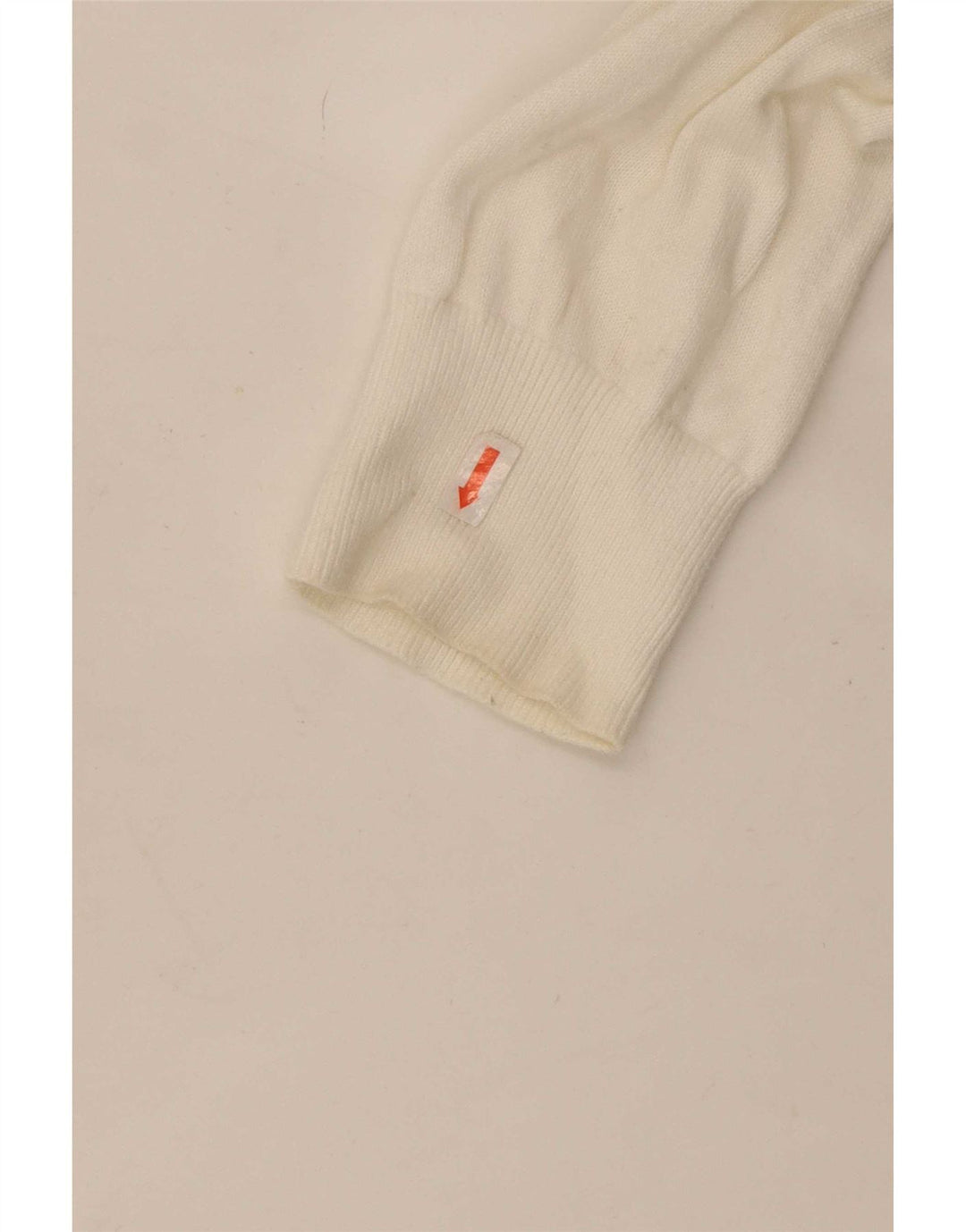 Tommy Hilfiger Mens Crew Neck Jumper Sweater Medium White Colourblock