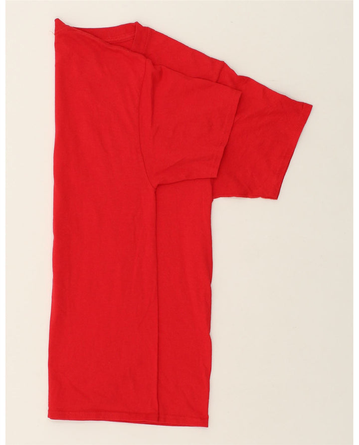 CHAMPION Mens Graphic T-Shirt Top Medium Red Cotton Vintage Champion and Second-Hand Champion from Messina Hembry 