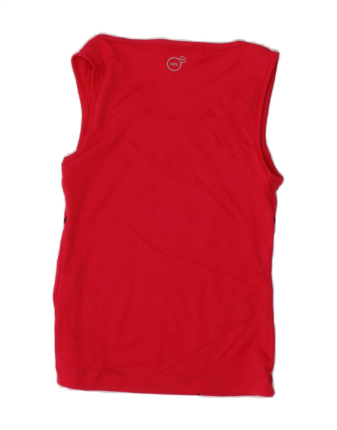 PUMA Girls Vest Top 7-8 Years Pink Polyester Vintage Puma and Second-Hand Puma from Messina Hembry 