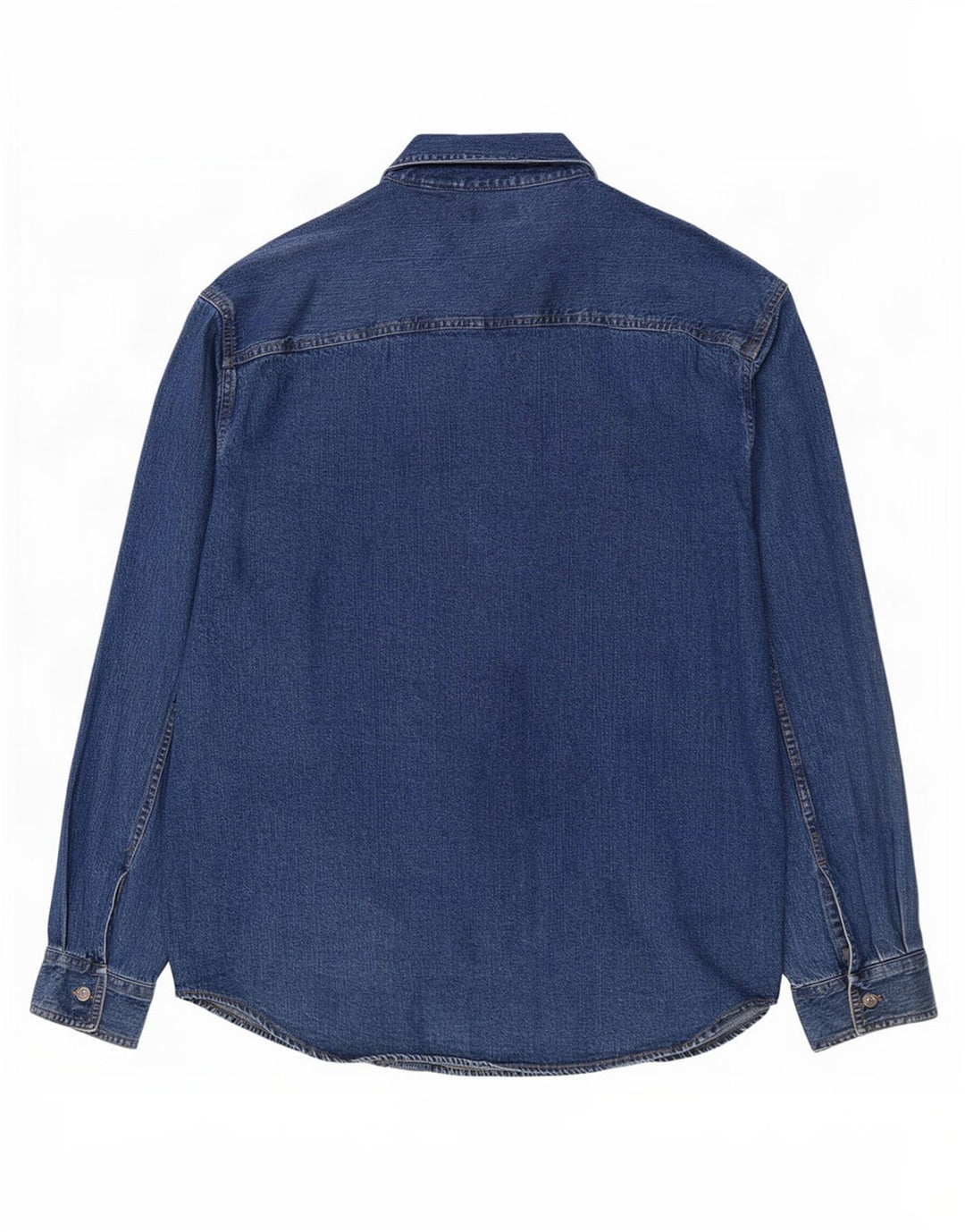 Levi's Denimskjorte til mænd, stor blå bomuld
