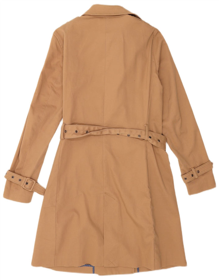 Trench da donna Zara UK 14 Cotone beige medio
