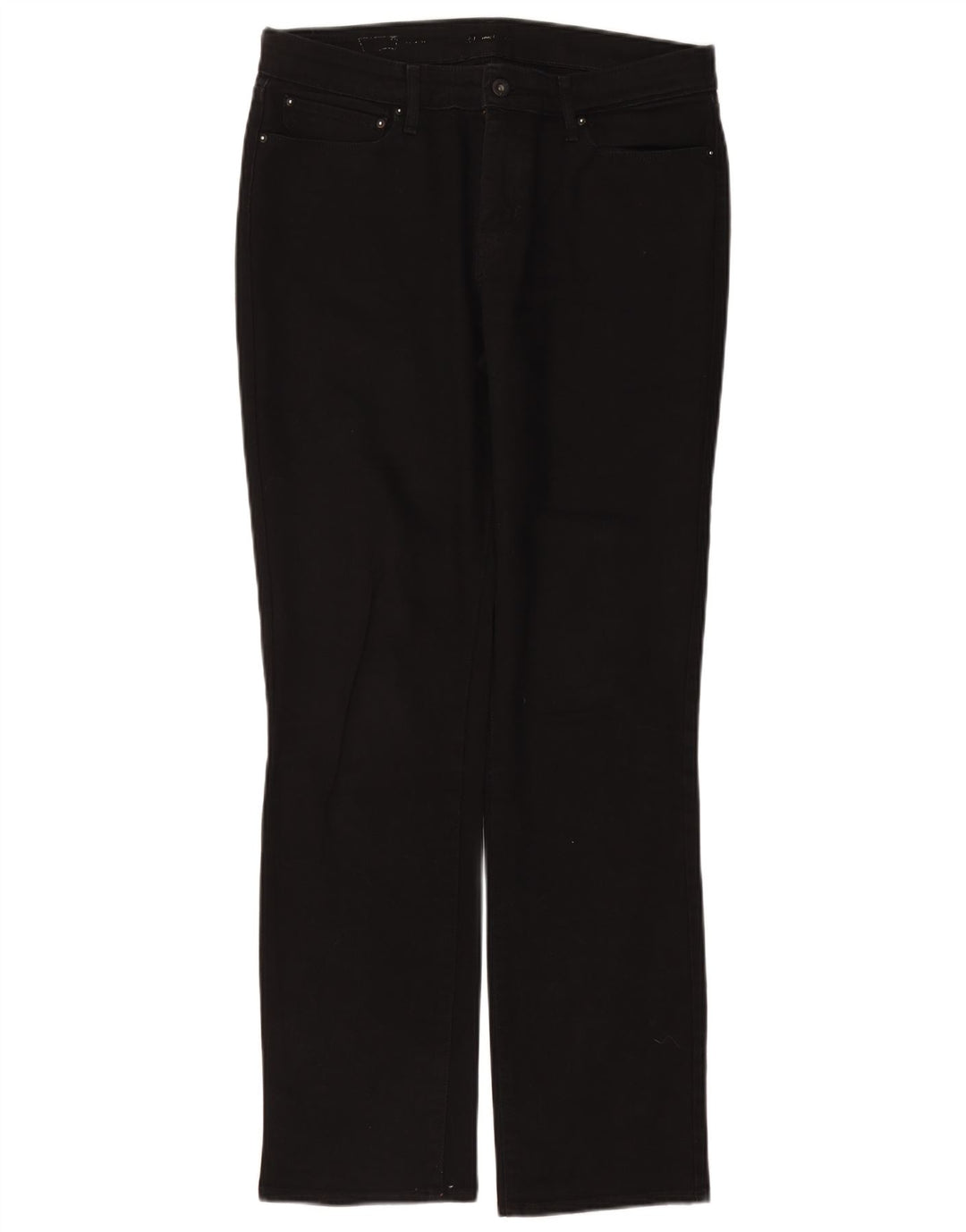 Levi's Womens Straight Casual Trousers W34 L31 Black