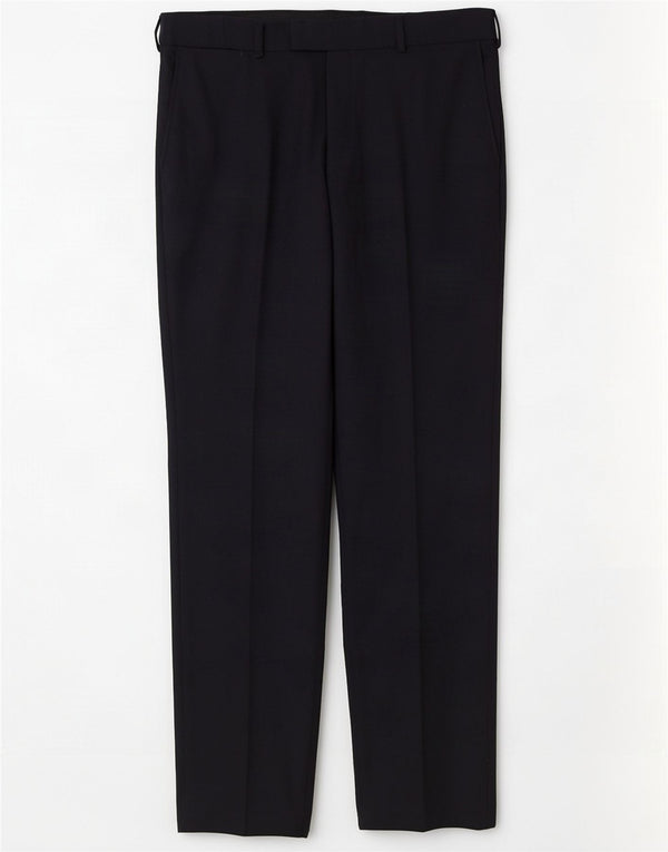 Pantalones informales rectos para hombre Jaeger W36 L33 Lana azul marino