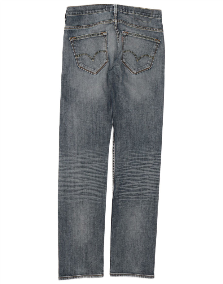 Levi's Mens 504 Straight Jeans W30 L34 Blue Cotton