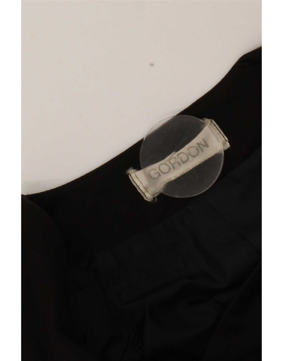 Jaqueta blazer feminina vintage com peito duplo Reino Unido 14 médio preto