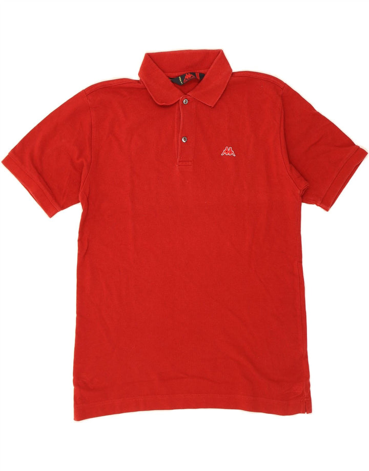KAPPA Mens Polo Shirt Medium Red Cotton Vintage Kappa and Second-Hand Kappa from Messina Hembry 