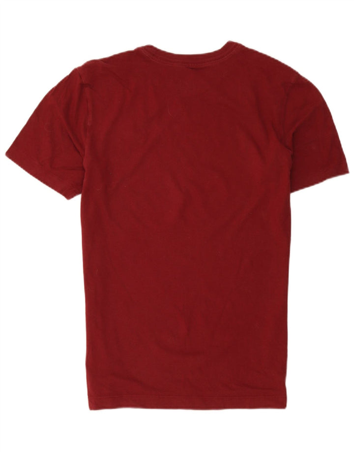 Nike Mens T-Shirt Top Medium Red Cotton