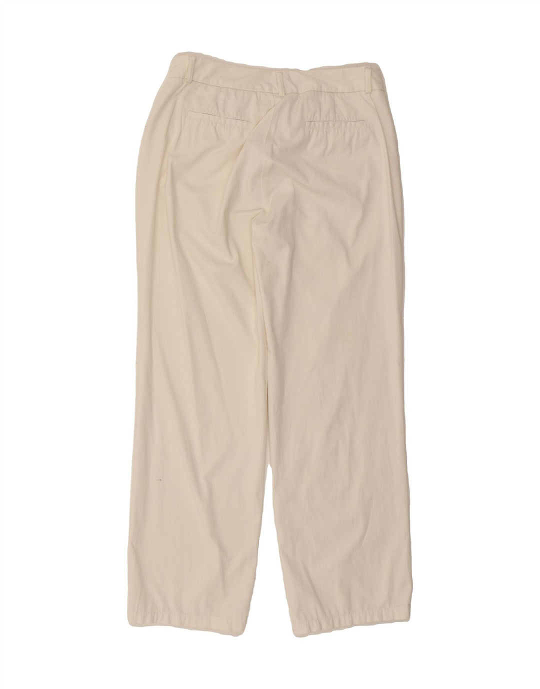 DOCKERS Womens Straight Casual Trousers W32 L30 White Vintage Dockers and Second-Hand Dockers from Messina Hembry 